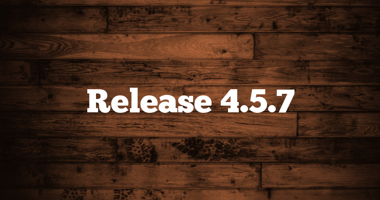 Release 4.5.7